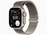 Apple Watch Ultra 3 GPS+Cellular���f�� 49mm MEWW4J/A [�i�`�������E�i�`�������`�^�j�E���~���l�[�[���[�v S] ���i�摜
