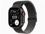 Apple Watch Ultra 3 GPS+Cellular���f�� 49mm MF1Q4J/A [�u���b�N�E�u���b�N�`�^�j�E���~���l�[�[���[�v M] ���i�摜