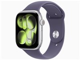 Apple Watch Series 11 GPS���f�� 46mm MEV94J/A [�V���o�[�E�p�[�v���t�H�O�X�|�[�c�o���h S/M] ���i�摜
