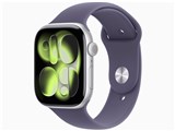 Apple Watch Series 11 GPS+Cellular���f�� 46mm MFCP4J/A [�V���o�[�E�p�[�v���t�H�O�X�|�[�c�o���h S/M] ���i�摜