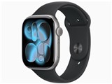 Apple Watch Series 11 GPS+Cellular���f�� 46mm MFCA4J/A [�X�y�[�X�O���C�E�u���b�N�X�|�[�c�o���h M/L] ���i�摜