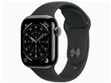 Apple Watch Series 11 GPS+Cellular���f�� 42mm MF8R4J/A [�X���[�g�`�^�j�E���P�[�X�E�u���b�N�X�|�[�c�o���h S/M] ���i�摜