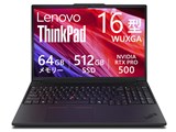ThinkPad P16v Gen 3 Core Ultra 7 255H�E64GB�������[�E512GB SSD�ENVIDIA RTX PRO 500�E16�^WUXGA�EIPS�t������ ���i.com���胂�f�� 21RSCTO1WW [�u���b�N] ���i�摜