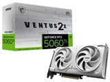 GeForce RTX 5060 Ti 16G VENTUS 2X OC WHITE PLUS [PCIExp 16GB] ���i�摜