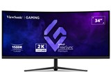 ViewSonic、180Hz対応の34型ウルトラワイドゲーミングモニター