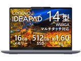 IdeaPad 5i 2-in-1 Gen 10 Core Ultra 5 225H�E16GB�������[�E512GB SSD�E14�^WUXGA�EIPS�t������ �}���`�^�b�`�Ή� 83KR004MJP [���i�O���[] ���i�摜