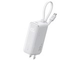 Power Bank (30W Fusion Built-In USB-C �P�[�u��) A1636N23 [�z���C�g] ���i�摜