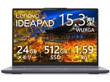 IdeaPad Slim 3 Gen 10 AMD Ryzen 7 8840HS�E24GB�������[�E512GB SSD�E15.3�^WUXGA�EIPS�t������ [2�N�ۏؕt��] 83KACTO1WW [���i�O���[] ���i�摜