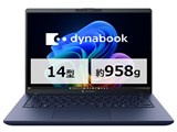dynabook XP/ZA Core Ultra 5 226V�E16GB�������E512GB SSD�E14�^WUXGA�EOffice�Ȃ� W6XPZA5RAH [�_�[�N�e�b�N�u���[]