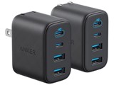 Anker Zolo Charger (50W�A4 Ports) 2�Z�b�g B121E111 [�u���b�N] ���i�摜