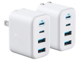 Anker Zolo Charger (50W�A4 Ports) 2�Z�b�g B121E121 [�z���C�g] ���i�摜