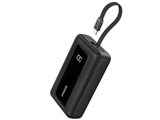 Zolo Power Bank (220000mAh 45W Built-In USB-C�P�[�u��) A1689013 [�u���b�N] ���i�摜