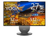 Yoga AIO 27IPH11 Core Ultra 7 356H�E32GB�������[�E512GB SSD�E27�^QHD�EIPS�t������ F0JRCTO1WW [���i�O���[]
