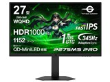 P275MS PRO [27�C���` �u���b�N]