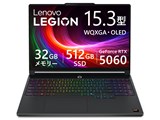 Legion 5a Gen 11 Ryzen AI 9 465�E32GB�������[�E512GB SSD�ERTX 5060�E15.3�^WQXGA�EOLED���� [1�N��Legion Ultimate Support�t] 83Q6CTO1WW [�G�N���v�X�u���b�N]