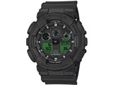 G-SHOCK BLACK AND ELECTRO GREEN GA-100BEG-1AJF