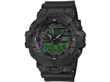G-SHOCK BLACK AND ELECTRO GREEN GA-700BEG-1AJF
