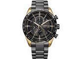 �A�e�b�T ACT Line �u���b�N�`�^���V���[�Y LIGHT in BLACK Eco-Drive 50th Anniversary Edition ���胂�f�� AT8384-58E