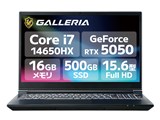 GALLERIA RL7C-R55-5N ���i.com���胂�f�� Core i7 14650HX�ERTX 5050�E16GB�������E500GB NVMe SSD�E15.6�C���` 144Hz K/24742-11a