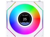 UNI FAN SL-INF LCD FLEX 120 Single Pack 12SLIND1F1W [�z���C�g]