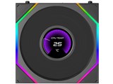 UNI FAN TL LCD FLEX 120 Reverse Blade Single Pack 12RTLLCD1F1B [�u���b�N]
