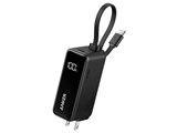 Power Bank (30W Fusion Built-In ���C�g�j���O�P�[�u��) A1636112 [�u���b�N]