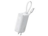 Power Bank (30W Fusion Built-In ���C�g�j���O�P�[�u��) A1636122 [�z���C�g]