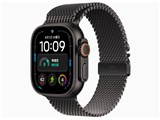 Apple Watch Ultra 4 GPS+Cellular���f�� 49mm MJAV4X/A [�u���b�N�E�u���b�N�`�^�j�E���~���l�[�[���[�v M]