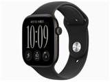 Apple Watch Series 12 GPS���f�� 46mm MJEL4X/A [�u���b�N�E�u���b�N�X�|�[�c�o���h M/L]