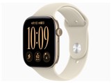 Apple Watch Series 12 GPS+Cellular���f�� 46mm MJGA4X/A [���C�g�S�[���h�E�T���h�X�|�[�c�o���h S/M]