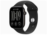 Apple Watch Series 12 GPS+Cellular���f�� 46mm MJG84X/A [�u���b�N�E�u���b�N�X�|�[�c�o���h S/M]