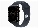 Apple Watch Series 12 GPS+Cellular���f�� 46mm MJGN4X/A [�i�`�������`�^�j�E���P�[�X�E�l�C�r�[�u���[�X�|�[�c�o���h M/L]