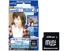 music.jp×쓈 Tt miniSD[J[h HNT-MJ128KA (128MB)