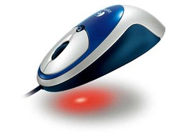 CLK-31BL Click! オプティカルマウス (プレミアムシルバー&サファイアブルー)