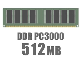 DIMM DDR SDRAM PC3000 512MB CL2.5