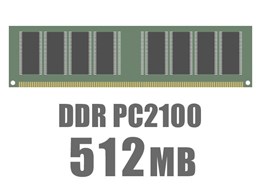 DIMM DDR SDRAM PC2100 512MB CL2.5