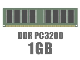 DIMM DDR SDRAM PC3200 1GB CL3 ECC Registered