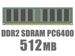 DIMM DDR2 SDRAM PC6400 512MB CL5
