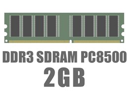 DIMM DDR3 SDRAM PC3-8500 2GB