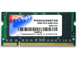 PSD22G6672S (SODIMM DDR2 PC2-5300 2GB)