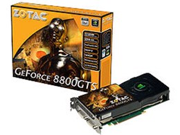 ZOTAC GeForce 8800GTS - 512MB GDDR3 ZT-88SES2P-FSP (PCIExp 512MB)