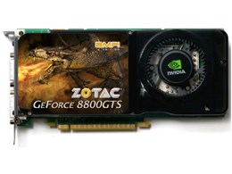 ZOTAC GeForce 8800GTS - 512MB GDDR3 AMP! Edition ZT-88SES2P-FCP (PCIExp 512MB oN)