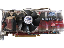 SAPPHIRE RADEON HD 3870 512MB GDDR4 PCIE dual slot cooler (PCIExp 512MB)