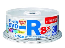 DVD-R 4.7PWGx30 (DVD-R 8�{�� 30���g)