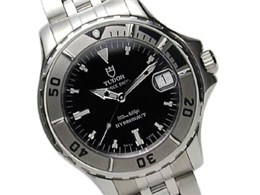 85190・5 プリンスデイト ハイドロノート 自動巻き(ブラックxシルバー)