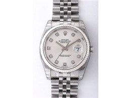 116234G デイトジャスト 自動巻き 10Pダイヤ(シルバー)ジュビリーブレスレット