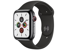 Apple Watch Series 5 GPS+Cellularモデル 44mm ステンレススチールケース/スポーツバンド