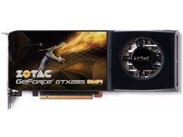 ZOTAC GeForce GTX 285 AMP! Edition - 1GB GDDR3 ZT-285E3LA-FCP (PCIExp 1GB oN)