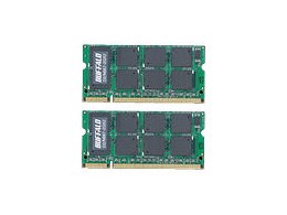 D2/N667-2GX2/E (SODIMM DDR2 PC2-5300 2GB 2枚組)