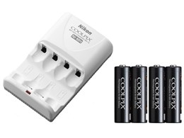 バッテリーチャージャー MH-73/Ni-MHリチャージャブルバッテリー EN-MH2-B4 セット